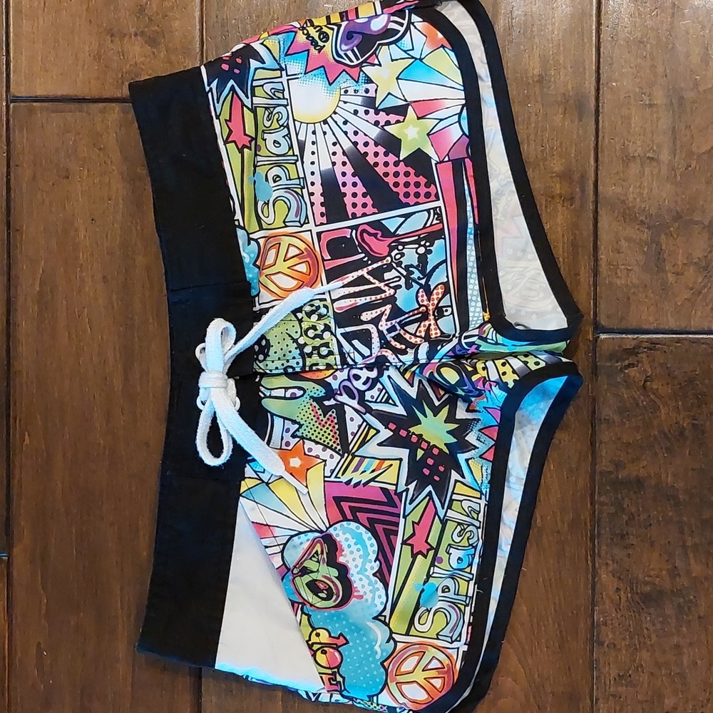Op Ocean Pacific colorful swim shorts size XS